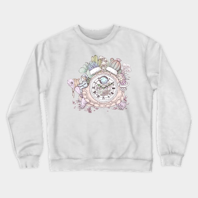 slow alarm clock Crewneck Sweatshirt by makapa